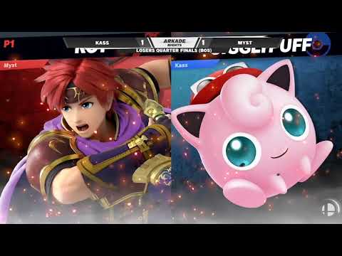 Arkade Nights #1 Losers Quarter Final - Myst (Roy) Vs. Kass (Jigglypuff)
