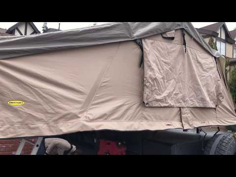 Smittybilt Overlander XL Tent Modification