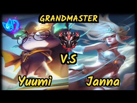 Hiiva (YUUMI) vs JANNA - BOTTOM SUPPORT GAMEPLAY - EUW Ranked GRANDMASTER