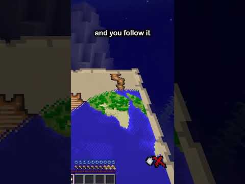 How To Find A Buried Treasure Chest In Minecraft!