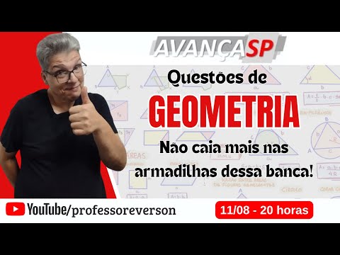 💥LIVE #160 – BANCA AVANÇA-SP -  GEOMETRIA SEM DECOREBAS - NÃO CAIA MAIS NAS ARMADILHAS DA AVANÇA-SP