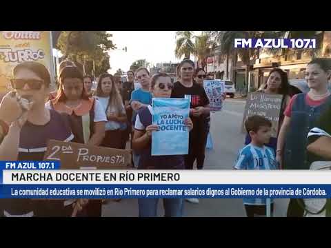 📢 MARCHA DOCENTE EN RÍO PRIMERO