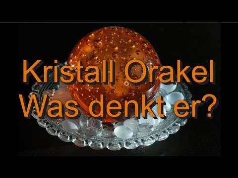 Kristall Orakel: Was denkt er?
