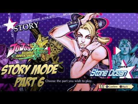 JoJo's Bizarre Adventure: All Star Battle - STORY MODE [English Subs] ~ Part 6: Stone Ocean