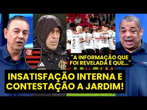 “FOI REVELADO que ALGUNS JOGADORES do FLAMENGO ESTÃO INSATISFEITOS com…” CRISE com LEONARDO JARDIM