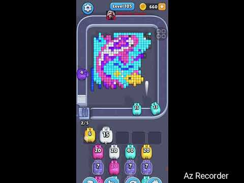 Pixel Flow Level 105 Walkthrough