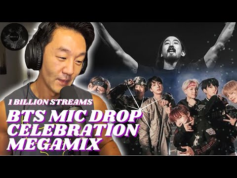 DJ REACTION to KPOP - 1 BILLION STREAMS | BTS MIC DROP CELEBRATION MEGAMIX | STEVE AOKI X BTS MIXES