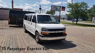 15 Passenger Express Van Rental 755-9290