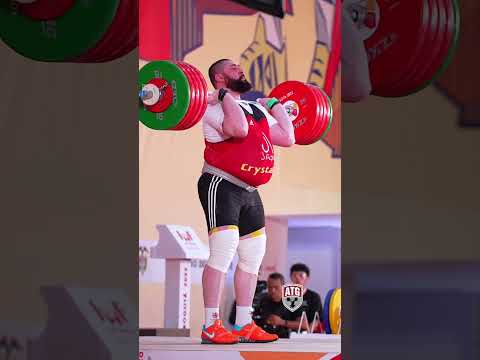 Lasha Talakhadze 🇬🇪 251kg / 553lbs C&J 🥇 #cleanandjerk #weightlifting #slowmotion