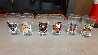 Shot glasses with sub vinyl fail it came off