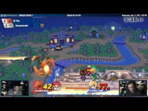 SOT #91   Poo Charizard vs Awesomecake Toon Link   Smash 4 WR2