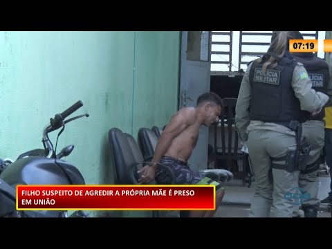 Homem é preso após tentar matar a mãe utilizando uma foice em União 15 01 2021