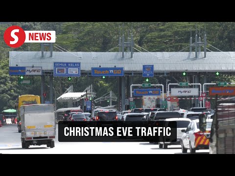 Christmas eve sees high traffic volume but no major congestion