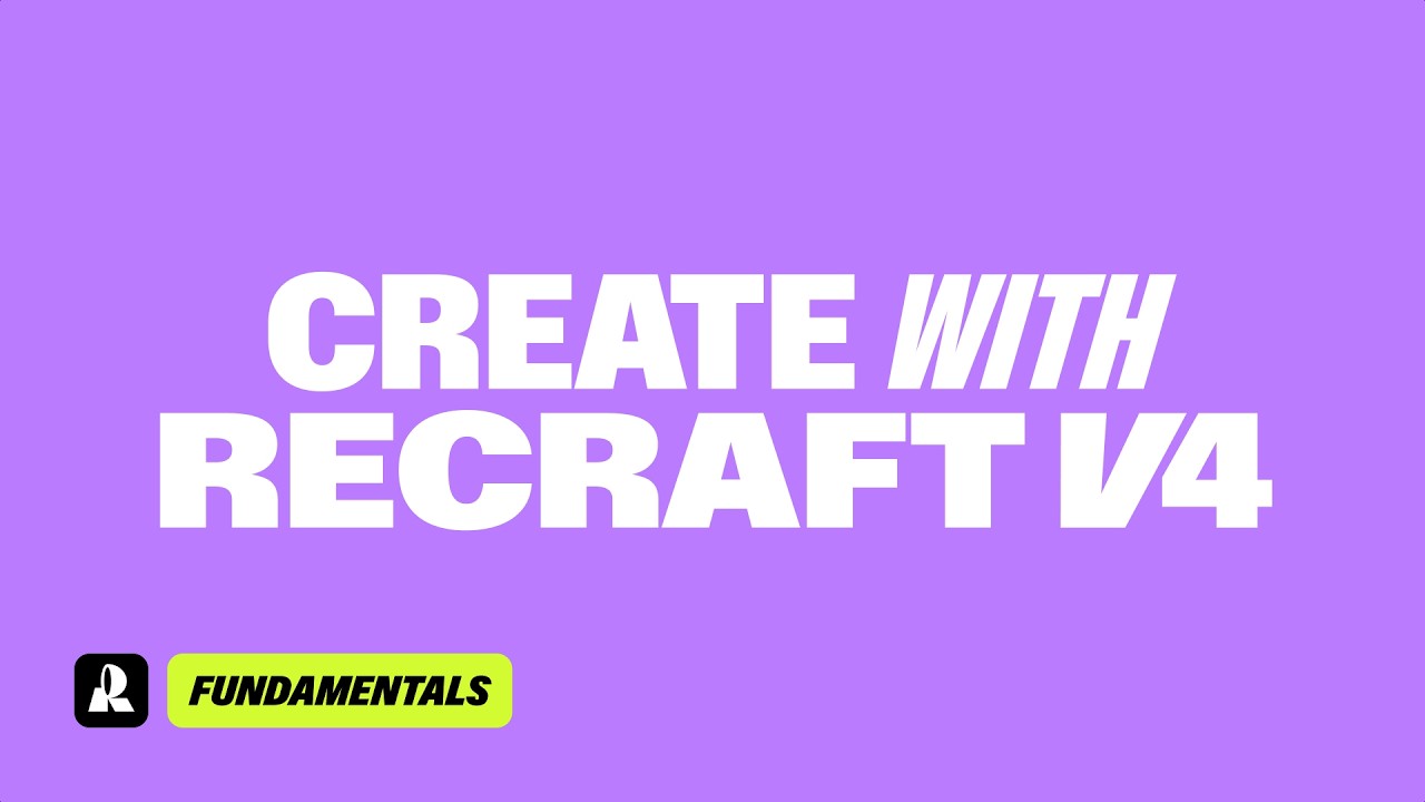 Recraft V4 explained: how to use V4 image model video thumbnail