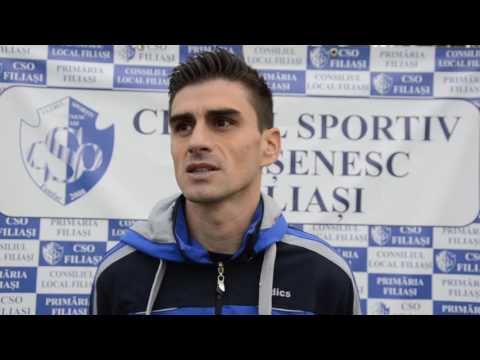 Alex Fotescu, după CSO Filiași - Bradu 7-0