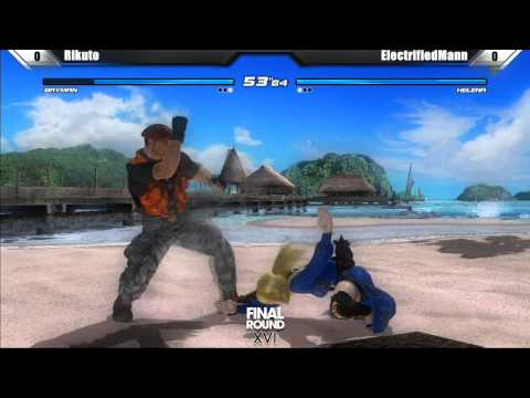 Dead or Alive 5 Top 8 Rikuto vs ElectrifiedMann - Final Round XVI Tournament
