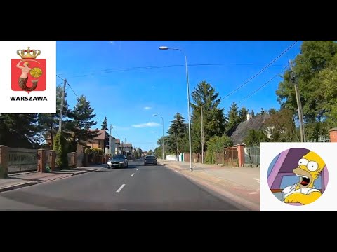 Jazda z Piaseczna do Warszawy Wawer / Driving in Poland -from Piaseczno to Warsaw - Wawer dist.
