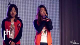APink Bomi covering Eunji's parts (윤보미)
