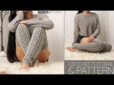 How to Crochet: Leg Warmers | Pattern & Tutorial DIY