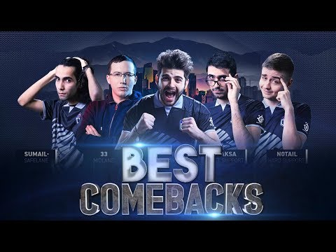 BEST & MOST UNEXPECTED Comebacks of BLAST Bounty Hunt DOTA 2