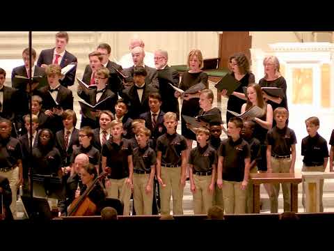 Raleigh Boychoir, Alumni Choir & Cathedral Choir - Look at the World - John Rutter