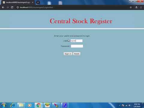 Central Stock Register