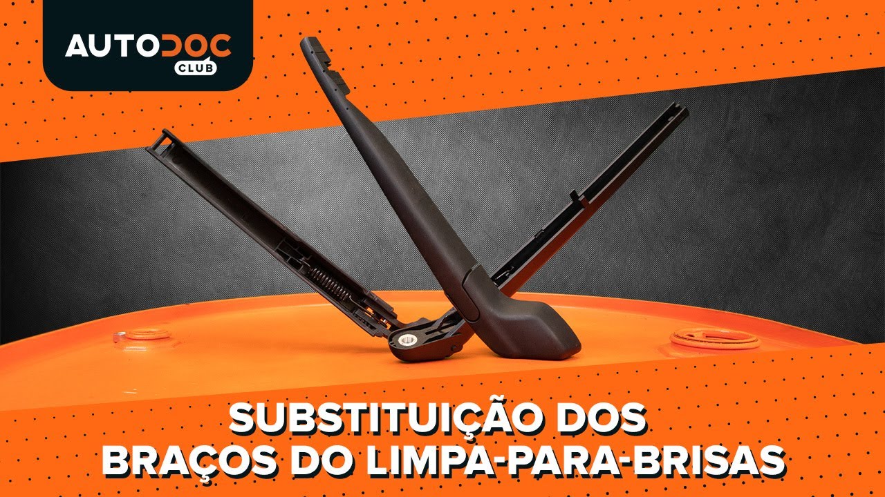 Braço do limpa-vidros — tutorial de substituição