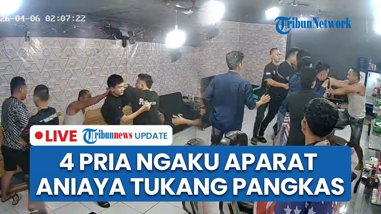 LIVE: Viral Video Aksi Koboi 4 Pria Ngaku Polisi Todongkan Pistol & Aniaya Tukang Pangkas di Medan