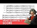 BEETHOVEN String Quartet No. 1 in F major (Op. 18, No. 1) Score