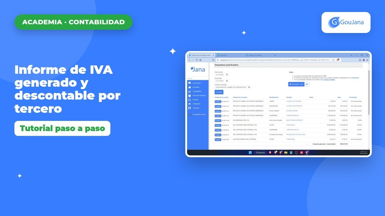 Informe de IVA