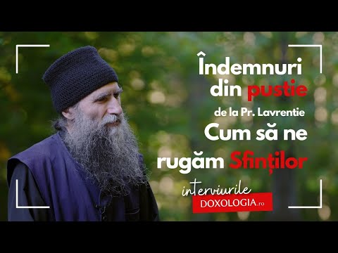 Îndemnuri din pustie, de la Pr. Lavrentie: cum să ne rugăm sfinților și de ce să-i cinstim?