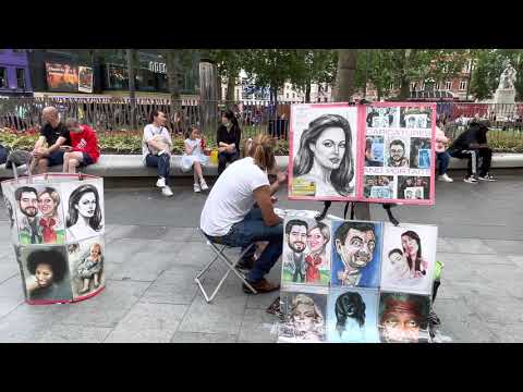 Central London SOHO | Leicester Square Afternoon Summer Walk 2021 | [4k HDR]