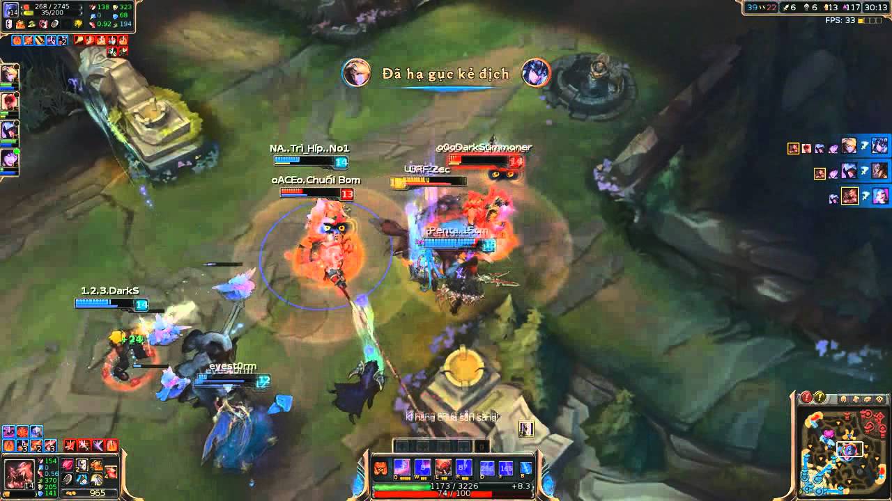 LMHT VN: Gnar ulti 1 phát 5 em, quét sạch luôn