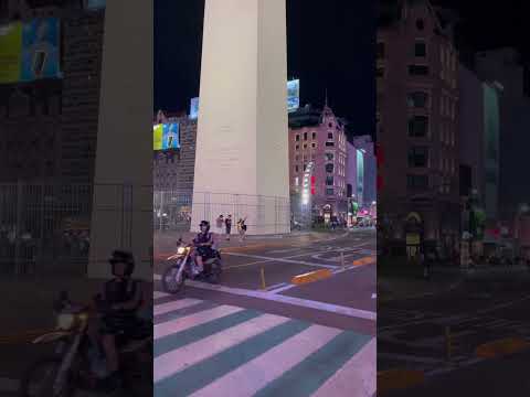 Avenida 9 de julio y Corrientes - 2025 #buenosaires #argentina #visitargentina #tour #ba