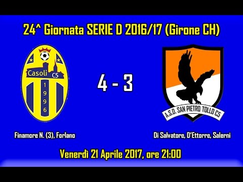 CASOLI C5 4 - 3 SAN PIETRO TOLLO C5 (24^ Giornata Serie D 2016/17)