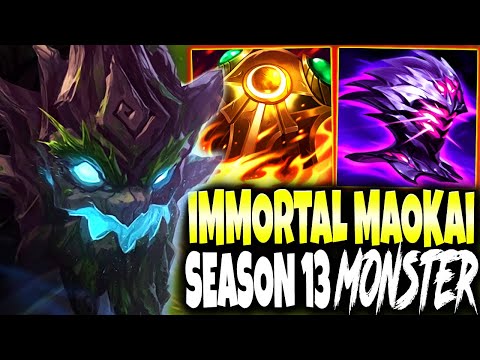 💀 Top Lane RANGE TILTED FOODS vs My Immortal Maokai Season 13 Build 💀 LoL Top Maokai s13 Gameplay