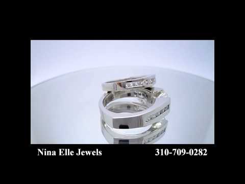 Tension Gelin Abaci Style Round Cut Diamond Engagement Ring- Nina Elle Jewels