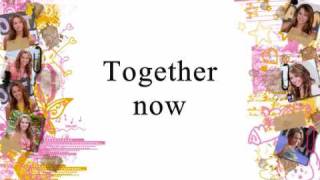 Miley Cyrus/ Hannah Montana- You And Me Together _ w/ Lyrics on Screen [HQ]
