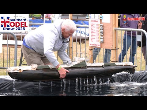 BEST SCALE RC SUBMARINES - Part 1 ! Demonstration at Southern Model Show 2025