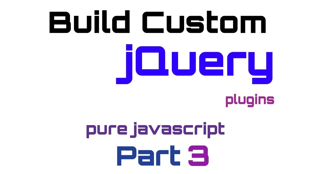 make custom jquery plugins || library javascript part 3