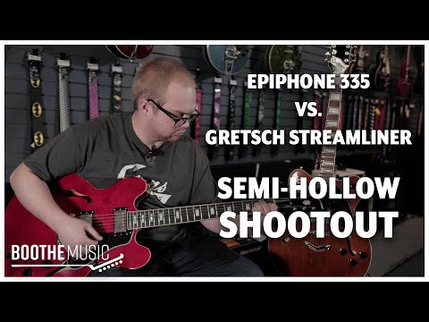 Epiphone 335 vs. Gretsch Streamliner - Guitar Shootout