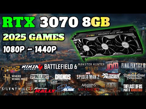 RTX 3070 in 2025 Games | 1080p - 1440p Benchmark | Amazing Value!