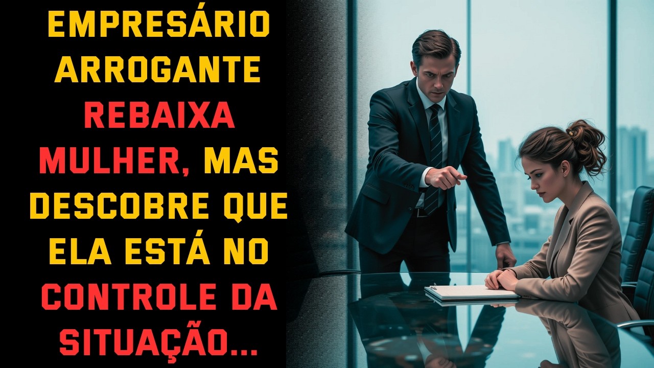 Empresário Arrogante Rebaixa Mulher, Mas Descobre Que Ela Está No Controle da Situação...