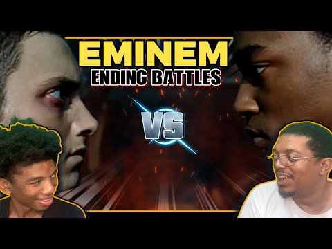 MY DAD REACTS TO 8 MILE ENDING BATTLES FOR FIRST TIME!!!