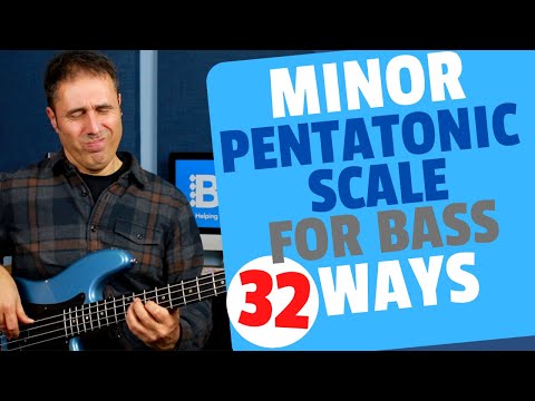 32 Fragments to help you use the Minor Pentatonic Scale in your bass lines and solos (#19)