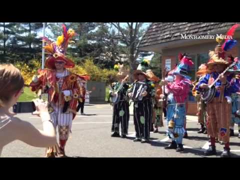 The Greater Kensington String Band performs at Welcome Day in Newtown.