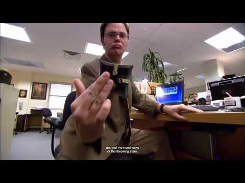 Dwight Schrute weapons - The Office - All weapons - Toby and Dwight