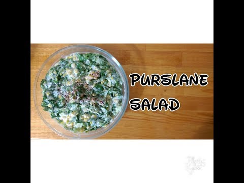 Semizotu Salatası | Purslane Salad | I LOVE COOKING