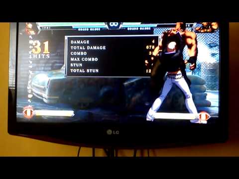 KOF XIII Yagami Iori HD Combos with 2 meter (corner and middle)