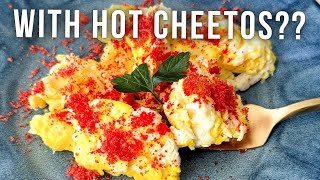 Oddly-Addictive Flamin’ Hot Cheetos Recipe (Spicy Scrambled Eggs)